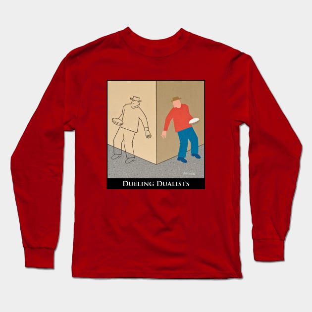 Dueling Dualists Long Sleeve T-Shirt by RoseOfCorn